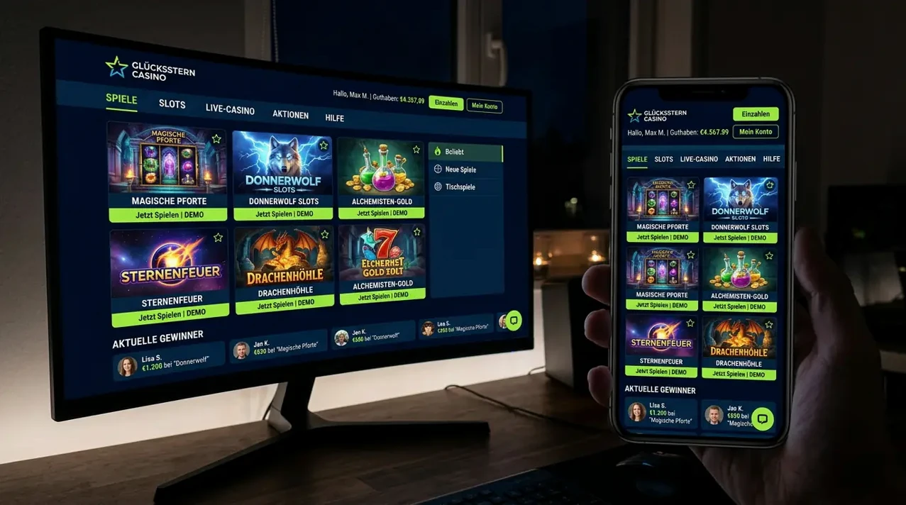 Mobiles Spielerlebnis im Webbrowser · Davinci Gold