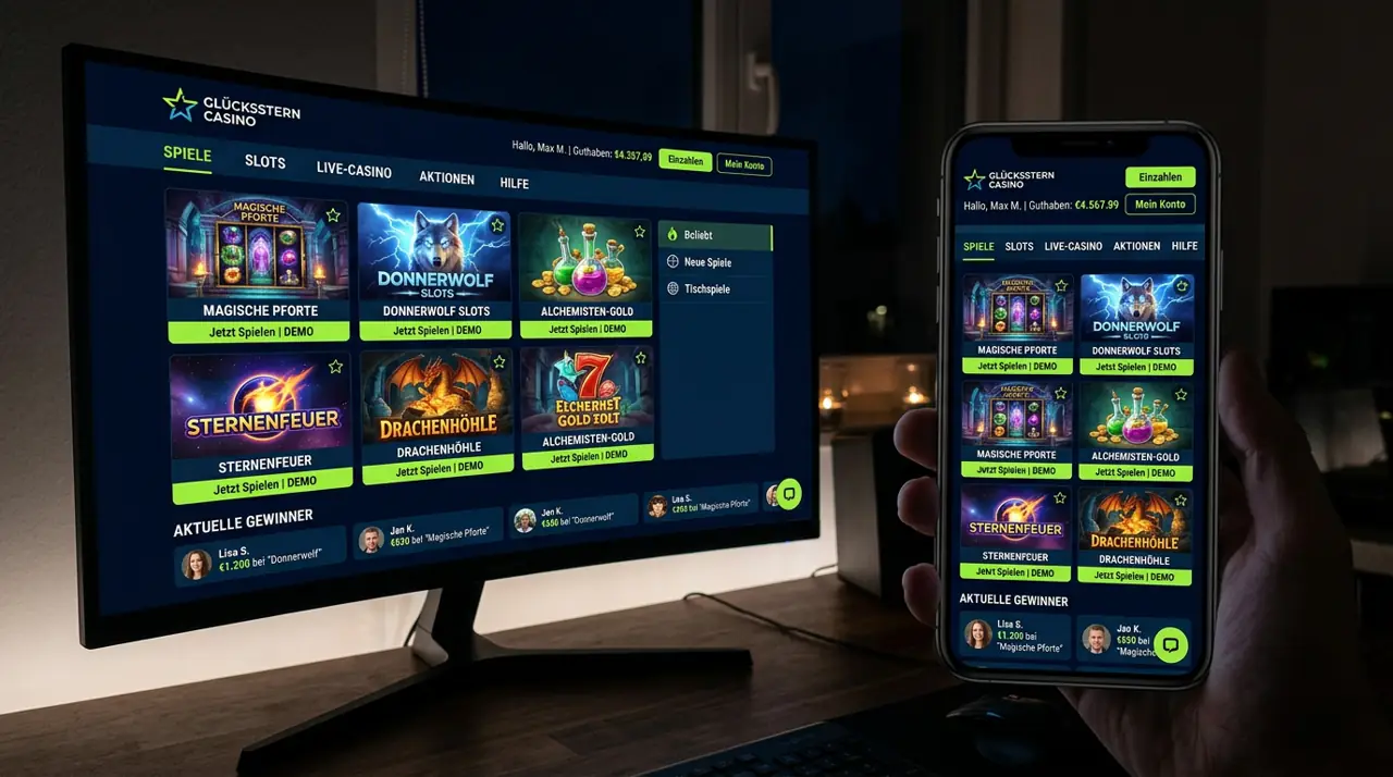 Mobiles Spielerlebnis im Webbrowser · Davinci Gold